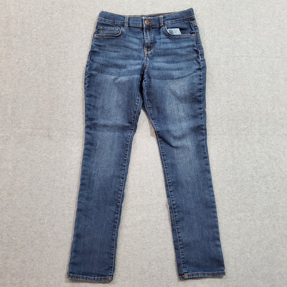 Osh Kosh B'gosh Skinny Blue Jeans 14/14A Denim Adjustable‎ Waist